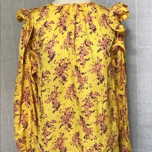 Ulla Johnson Gold and Red Blouse